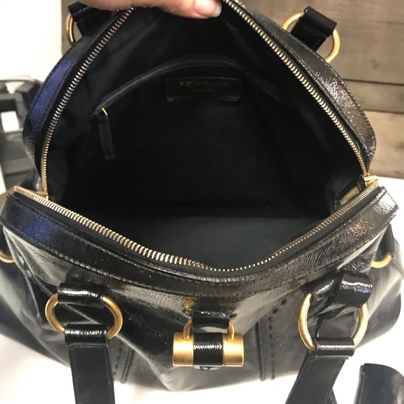 Black patent leather Yves Saint LaurentYSL Handbag - Picture 8 of 8